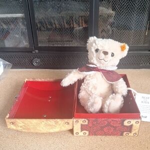 Steiff Teddyb Clara 23 Blond In Shatztruhe 109966 NWT